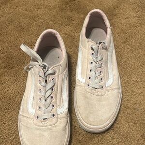Pinkish vans size 9.5 a little dirty